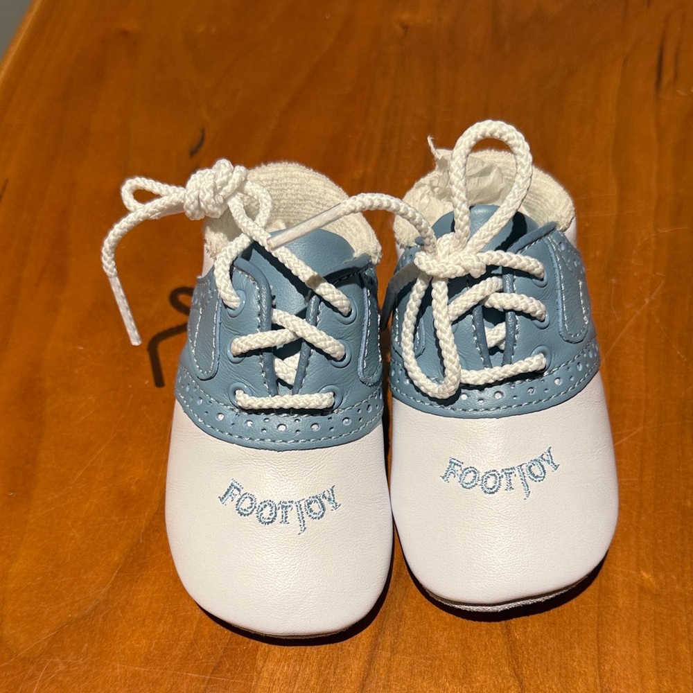 FootJoy Baby Walker Shoes in Blue and White